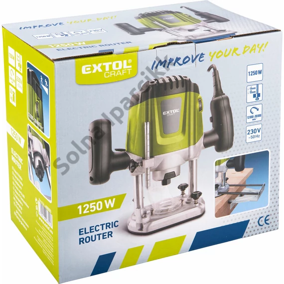 EXTOL CRAFT  felsőmarógép, 1250W, 6/8mm