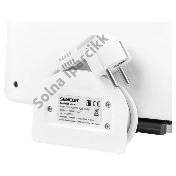 Sencor SSM 3120WH fehér szendvicssütő