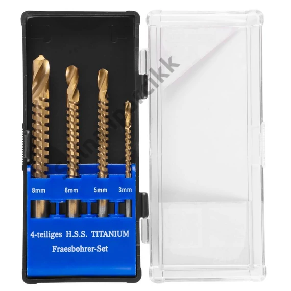 Maró fúrókészlet Strend Pro RS003, 4 részes, 3-4-6-8 mm