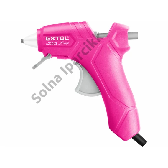 EXTOL LADY melegragasztó pisztoly, 25 W, stift átmérő: 7,2 mm, Extol Lady, bliszteren
