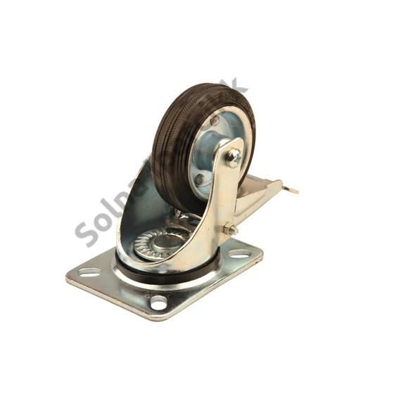 Ipari Kerék Önbeálló Fékes 43125B 125mm