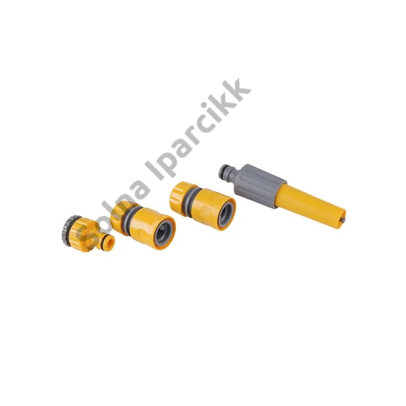 Locsoló szórófej+csatlakozó szett 1/2" 4db Rosa