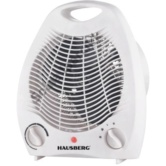 Hausberg HB-8501AB 2000W fehér elektromos hősugárzó ventillátorral
