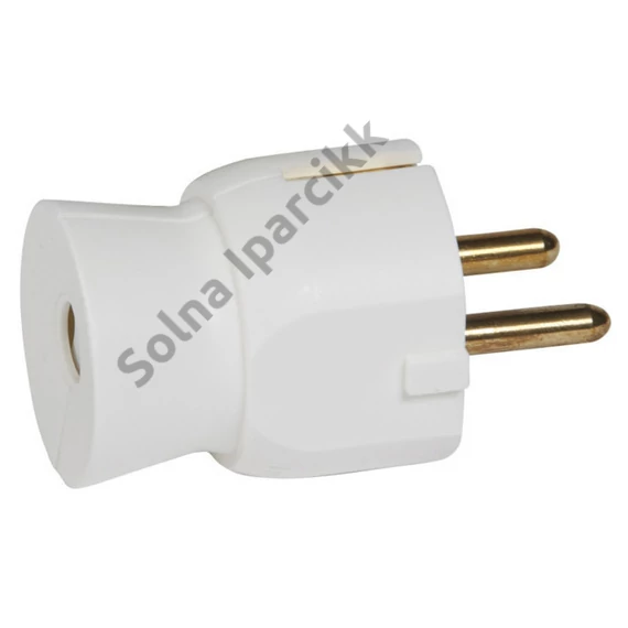LEGRAND 050315 2P+F csatlakozó dugó műanyag, fehér