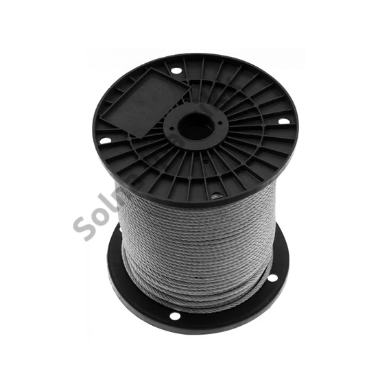 3/4 mm-es drótkötél PVC bev. DIN3055 100 m/orsó1770N/mm2