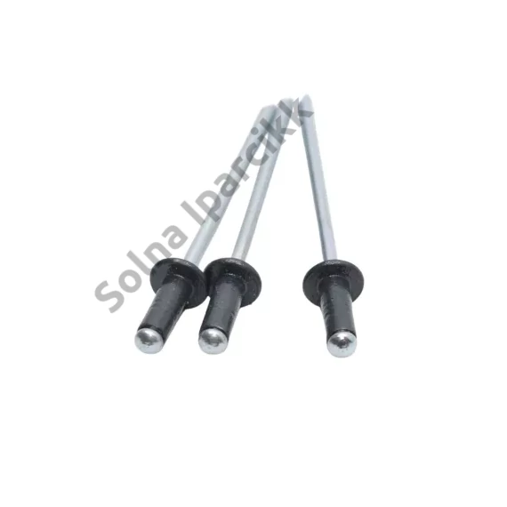 Antracit festett 3,2x8 mm alu-acél nyitott fgf. Húzószegecs