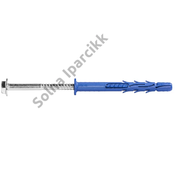 Rawlplug 10x120-as peremes dűbel,hatlapfejű peremes csavarral (TORX)
