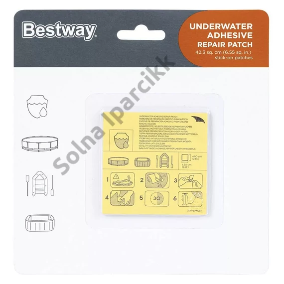 Bestway vízalatti öntapadó javítófolt medencéhez 10db/cs BW 62091