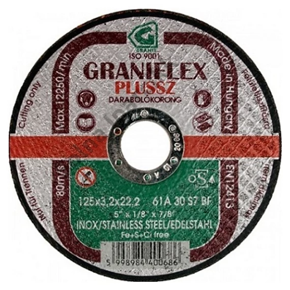 GRANIFLEX INOX vágókorong 125x1  Graniflex 