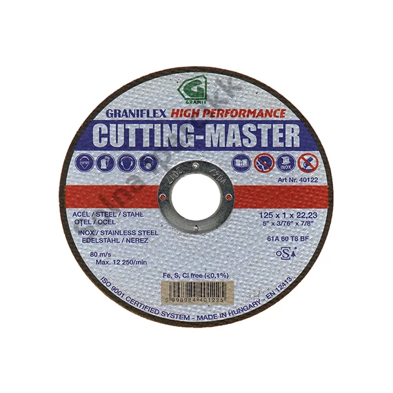 GRANIFLEX CUTTING-M.rozsdam vágókor.1mm*125 