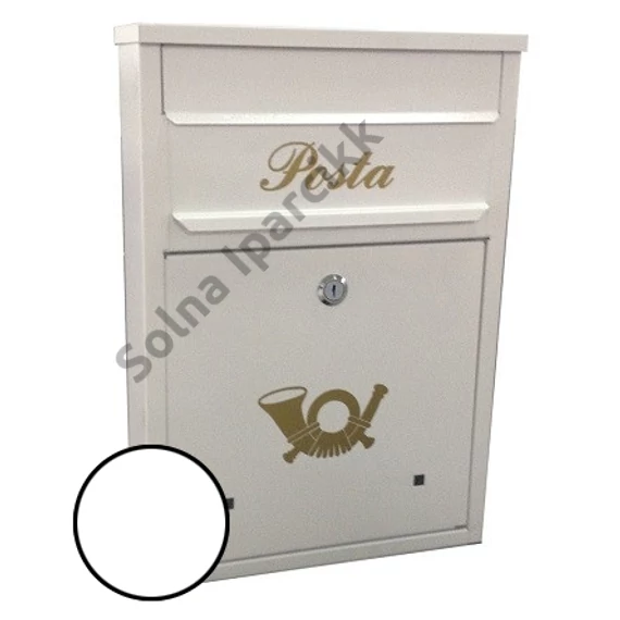 Postaláda A4 Primo 28x40 FEHÉR lefelé nyíló