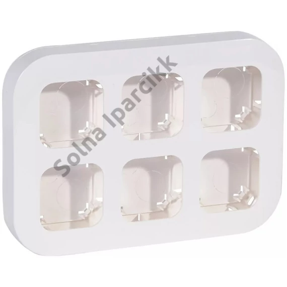 LEGRAND 782496 Forix IP20 fk 6-os munkaállomás, vízszintesen/függőlegesen felszerelhető, fehér
