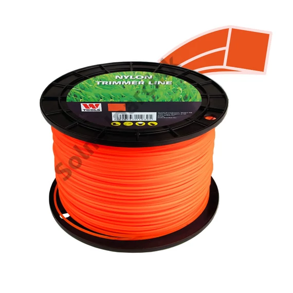 Fűnyíró damil 3,0mm 153m négyszög profi Trimmer Line