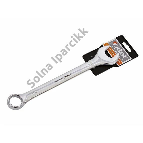 EXTOL PREMIUM Csillag-villás kulcs, CrV.; 19 mm, elliptikus