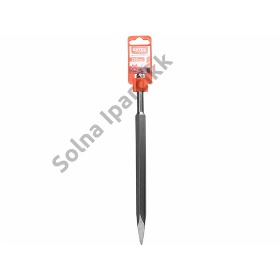 EXTOL PREMIUM SDS PLUS hegyes bentonvéső, 250x14mm
