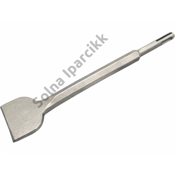 EXTOL PREMIUM betonvéső lapos, hajlított, akasztóval, SDS PLUS; 250/60mm
