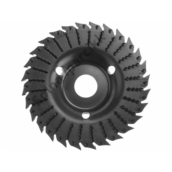 EXTOL PREMIUM faforgácsoló korong; max 13000 ford/perc, sarokcsiszolóhoz, fém, 125×22,2mm, fa vágás/csiszolásához