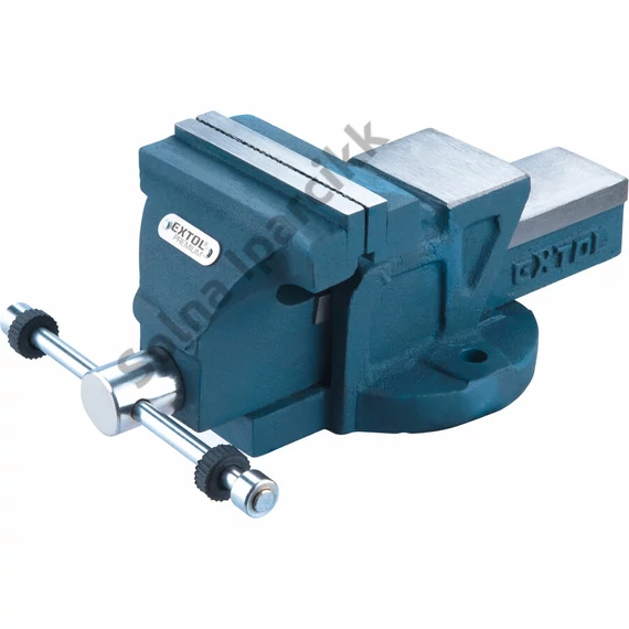 EXTOL PREMIUM satu fix;100 mm, 4,5 kg, max.befogás:100 mm, max. összeszorító erő: 12 kN, pofák keménysége: HRC 48-52