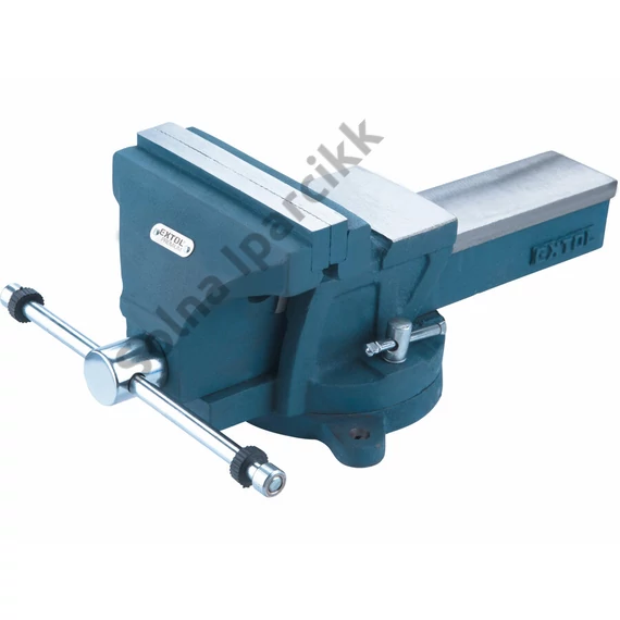 EXTOL PREMIUM  satu forgatható;150 mm, 11 kg, max.befogás:115mm, max. összeszorító erő: 10kN, pofák keménysége: HRC 48-52