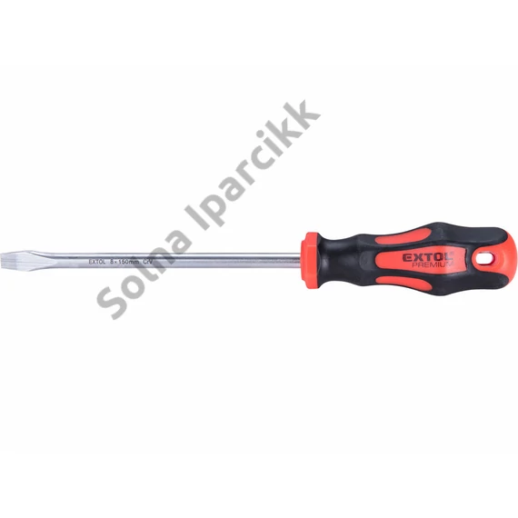 EXTOL PREMIUM csavarhúzó lapos, CV., mágneses; 8×150mm