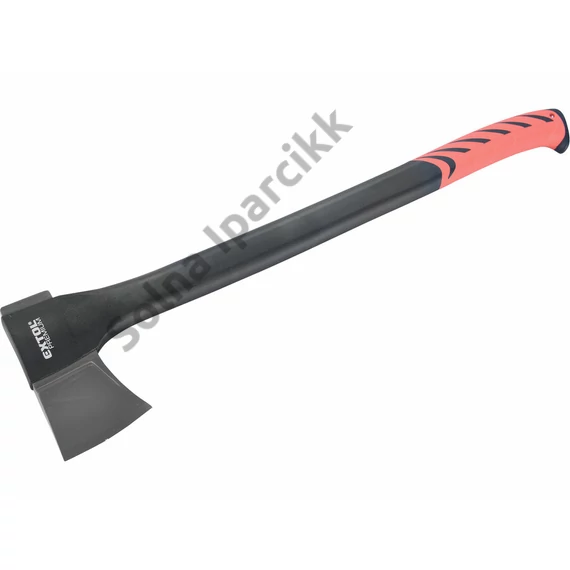 EXTOL PREMIUM Hasító fejsze, ékes, nylon nyél 1550 g, 720 mm hosszú hajlított nyél, TPR gumis markolat