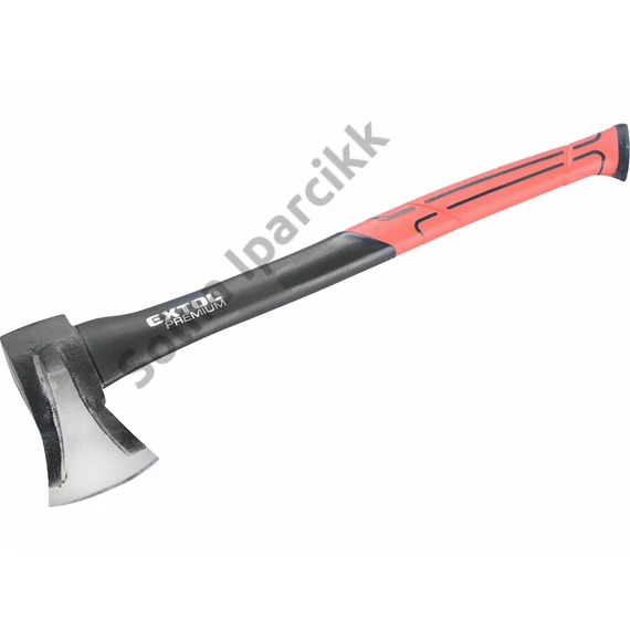 EXTOL PREMIUM Hasító fejsze, ékes, üvegszálas nyél 1000g, nylon erősítéssel, 600 mm hosszú, TPR gumis markolat