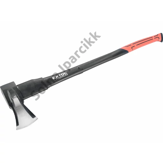 EXTOL PREMIUM Hasító fejsze, ékes, üvegszálas nyél 2000g, nylon erősítéssel, 860 mm hosszú, TPR gumis markolat