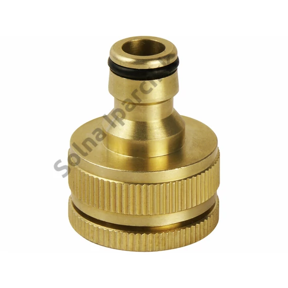 EXTOL PREMIUM  kuplung csatlakozó, réz, belsőmenetes; 3/4" és 1/2"