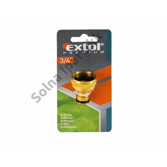 EXTOL PREMIUM  kuplung csatlakozó, réz, belsőmenetes; 1