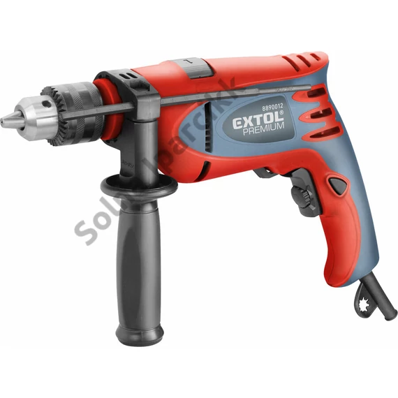 EXTOL PREMIUM  ütvefúrógép 750W, 0-3000 ford/perc, kulcsos tokmány, 1,5-13mm, papírdobozban