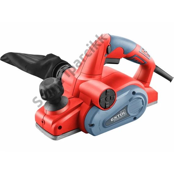 EXTOL PREMIUM  gyalugép 710W, 16.500 1/perc, kés: 82mm, mélység: 0-2,0 mm, falcolás: 0 -7,0 mm