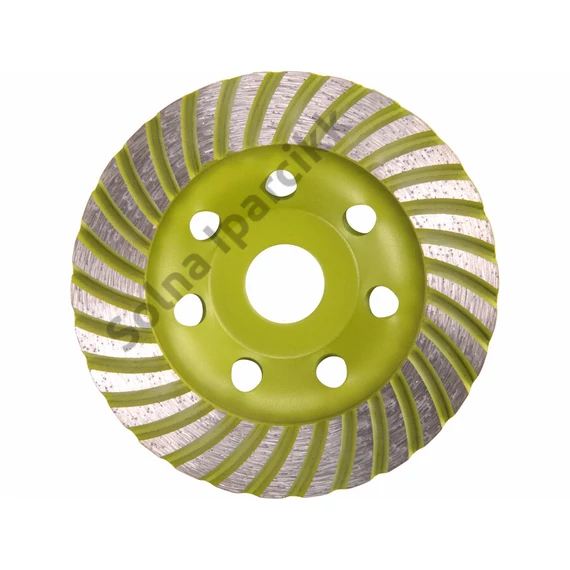 EXTOL CRAFT gyémántcsiszoló korong; 115mm×22,2mm, Turbo/lamellás jellegű