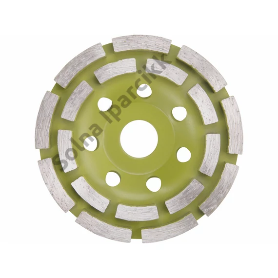 EXTOL CRAFT gyémántcsiszoló korong; 115mm×22,2mm, kétsoros