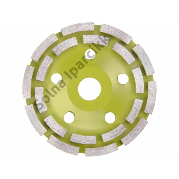 EXTOL CRAFT gyémántcsiszoló korong; 125mm×22,2mm, kétsoros