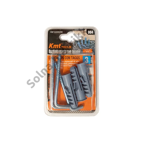 Képakasztó+tipli 5x70mm 3db-os KMT (12db/karton)