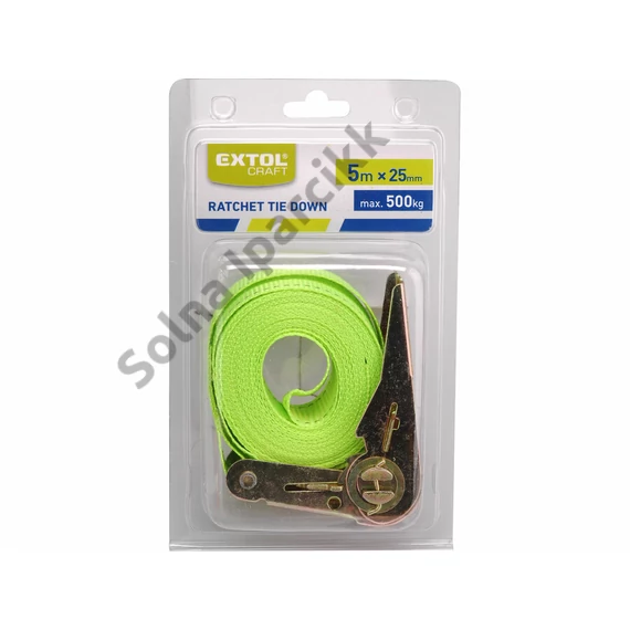 EXTOL CRAFT rakományrögzítő gurtni, max.500kg; 5m×25mm