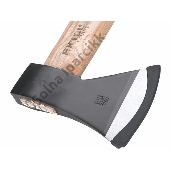 EXTOL CRAFT Fejsze, minőségi kőrisfa nyél; 1250g, 70 cm