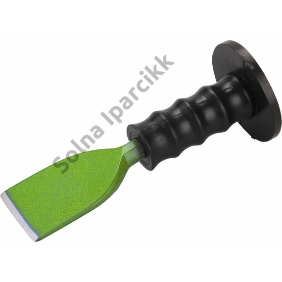 EXTOL CRAFT Széles lapos véső műanyag kézvédővel, 230x16mm
