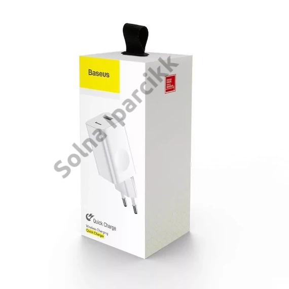Baseus CCALL-BX02 USB 3.0 hálózati gyorstöltő - Fehér