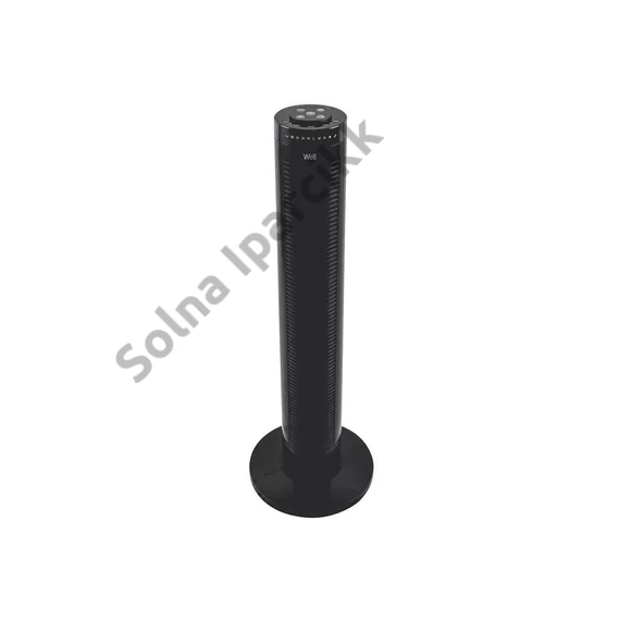 Well FAN-TOWER-GLACIAL-WL Torony ventilátor fekete, 81 cm, 45W
