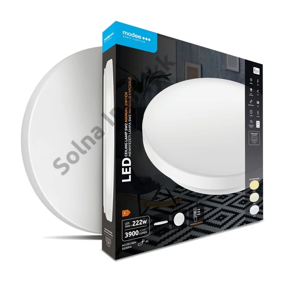 Modee Mennyezeti LED Lámpa (switch) 36W 3CCT D500x80mm SW2 (3900 lumen) ERP