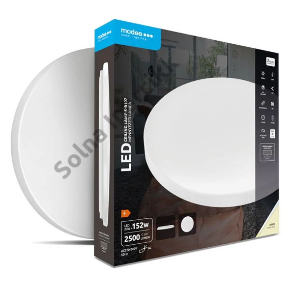 Modee Mennyezeti LED Lámpa 24W 4000K D330x60mm S-B107 (2500 lumen) ERP