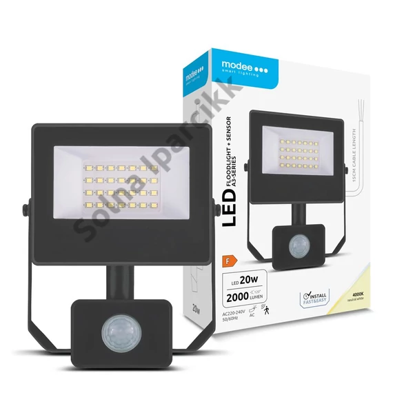 Modee Lighting LED Reflektor A3-series + Sensor 20W 120° 4000K (2000 lumen) ERP