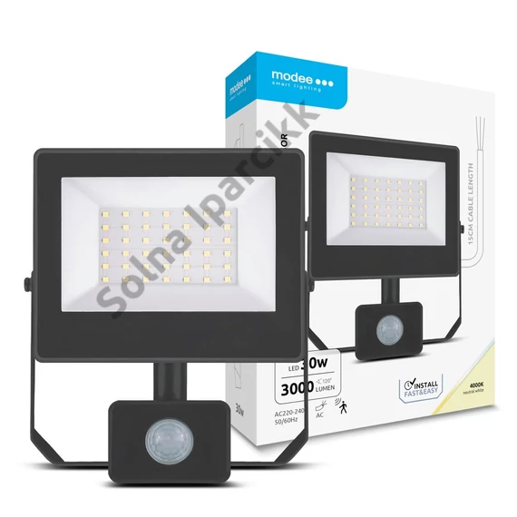 Modee Lighting LED Reflektor A3-series + Sensor 30W 120° 4000K (3000 lumen) ERP