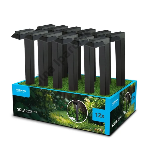 Modee Lighting LED Szolár Napelemes Leszúrható Lámpa GS022 (45cm) (12db/display)