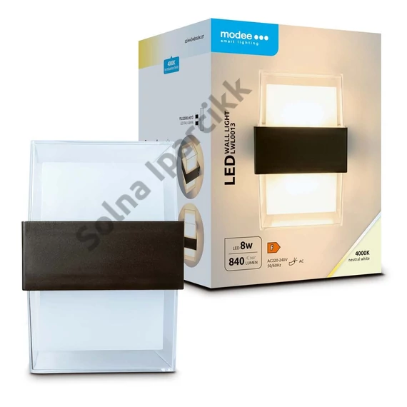 Modee LED Fali Lámpa (LWL0013) 8W IP44 105x95x135mm 4000K (840 lumen)