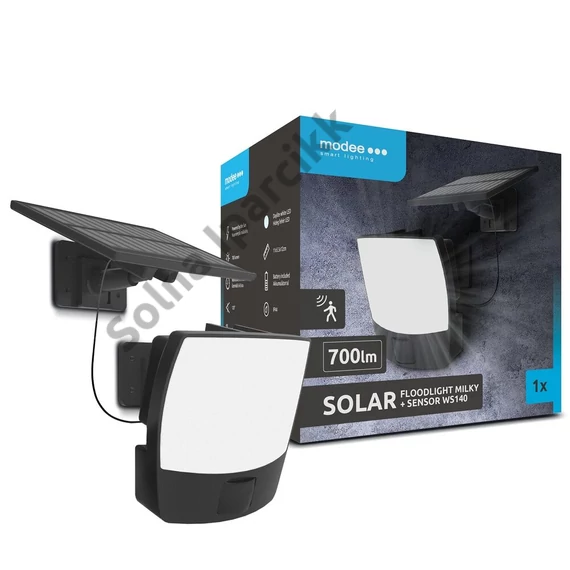 Modee Lighting LED Szolár Napelemes Reflektor WS140 + sensor (700 lumen)
