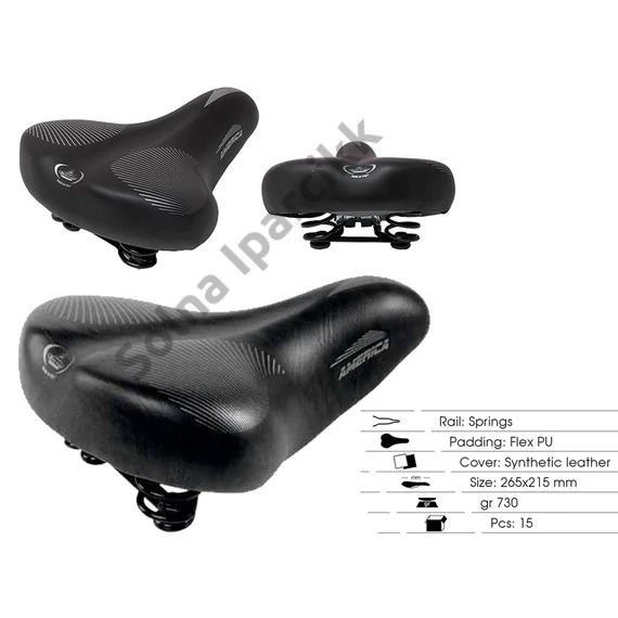 Nyereg America MG-061 /fekete
