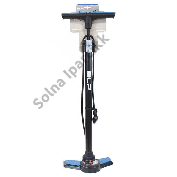 Pumpa műhely autós nyomásmérős BLP duplafej (AV/DV/FV/2 matrac/foci) 72cm /kék