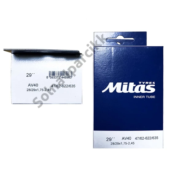 28-29X1,75-2,45 AV40 (47/62-622/635) MITAS tömlő